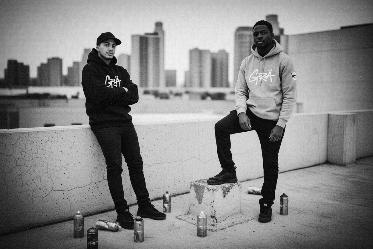 GRÄ oversized 90s hoodies rooftop